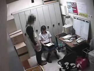 Japanese School Girl's Innocence Tempts Naughty Boys in Locker Room Prank