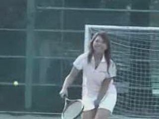 Japanese Girl's Tennis Match Gets Steamy