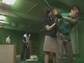 Japanese Pornstar's Golf Swing Revealed - Must Watch!