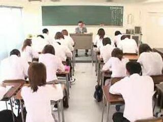 Japanese Schoolgirl Gets Naughty With Her Teacher in the Classroom
